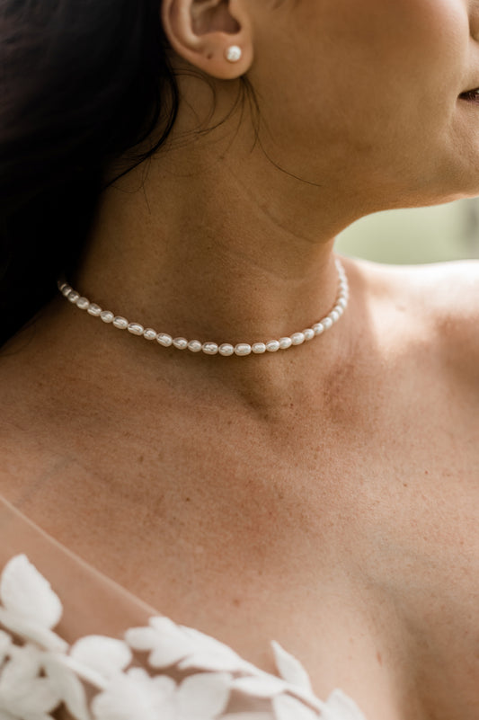 Rice Pearl Necklace